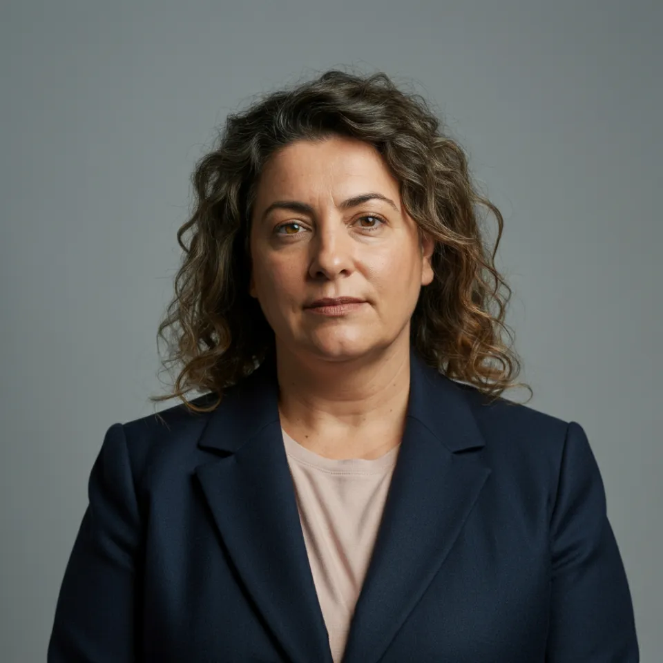 Profissional a analisar dados